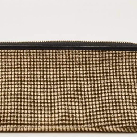 Valentino Garavani Gold Studded Black Wallet with COA - Picture 5 of 9